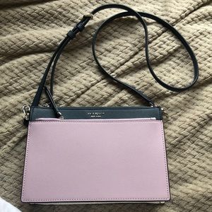 Kate spade lavender and dark blue crossbody bag